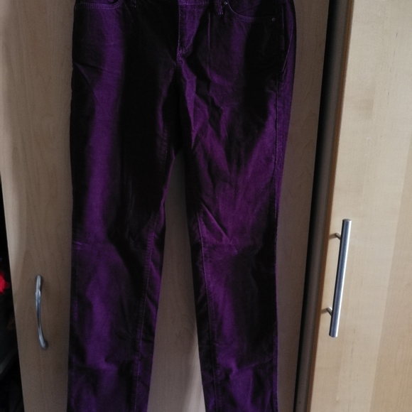 New Ann Taylor burgundy corduroy pants - size S - Picture 4 of 9